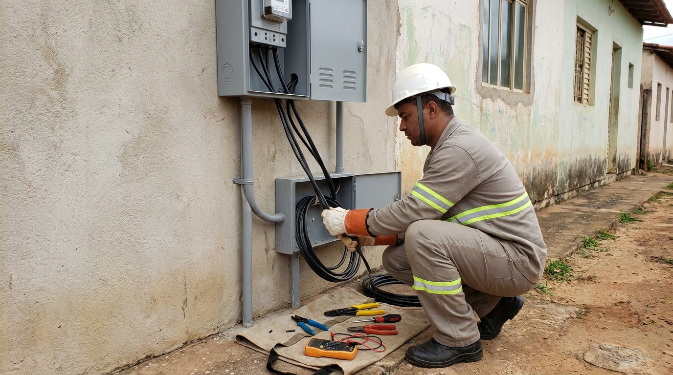 Troca de padrao de energia em Vitória da Conquista‑BA