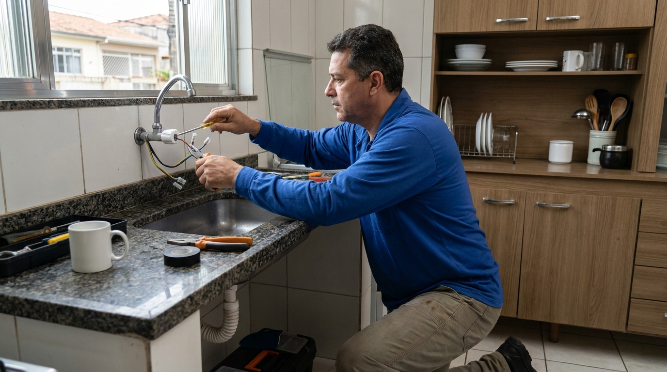 Troca de torneira eletrica em Vitória da Conquista‑BA